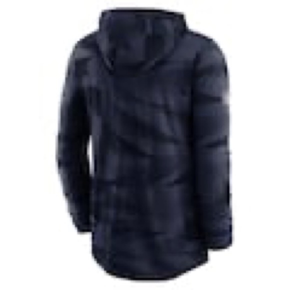 [M]Nike Men's Seattle Seahawks Navy Sideline Impact Hoodie Performance LS Tee - Picture 10 of 10